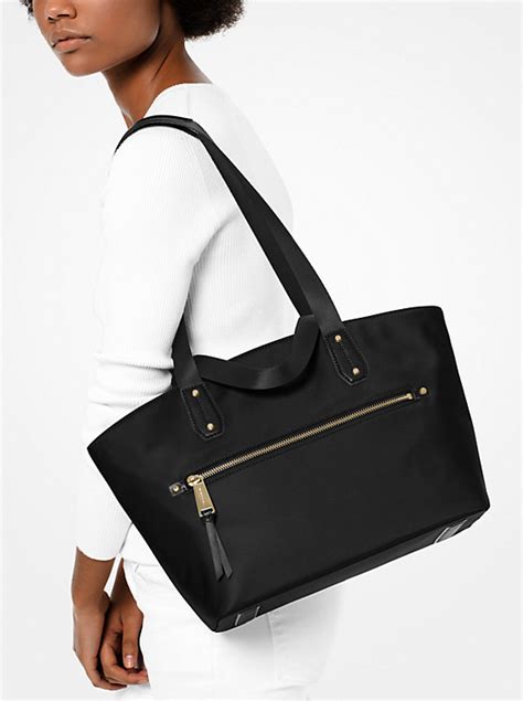 michael kors polly medium nylon tote bag|Polly Medium Nylon Tote Bag .